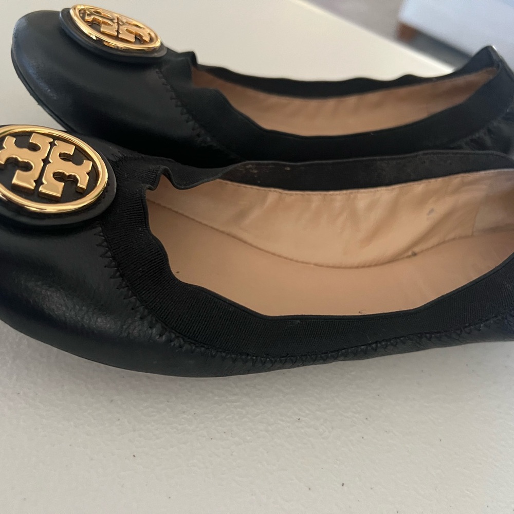 Tory Burch Black Ballet Flats - Picture 13 of 17